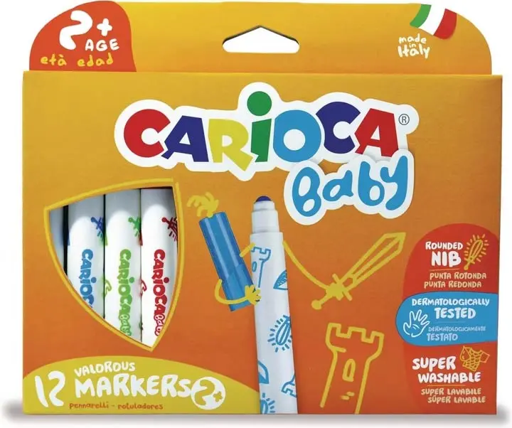 Carioca Baby Fasermaler 2+, 12er Set