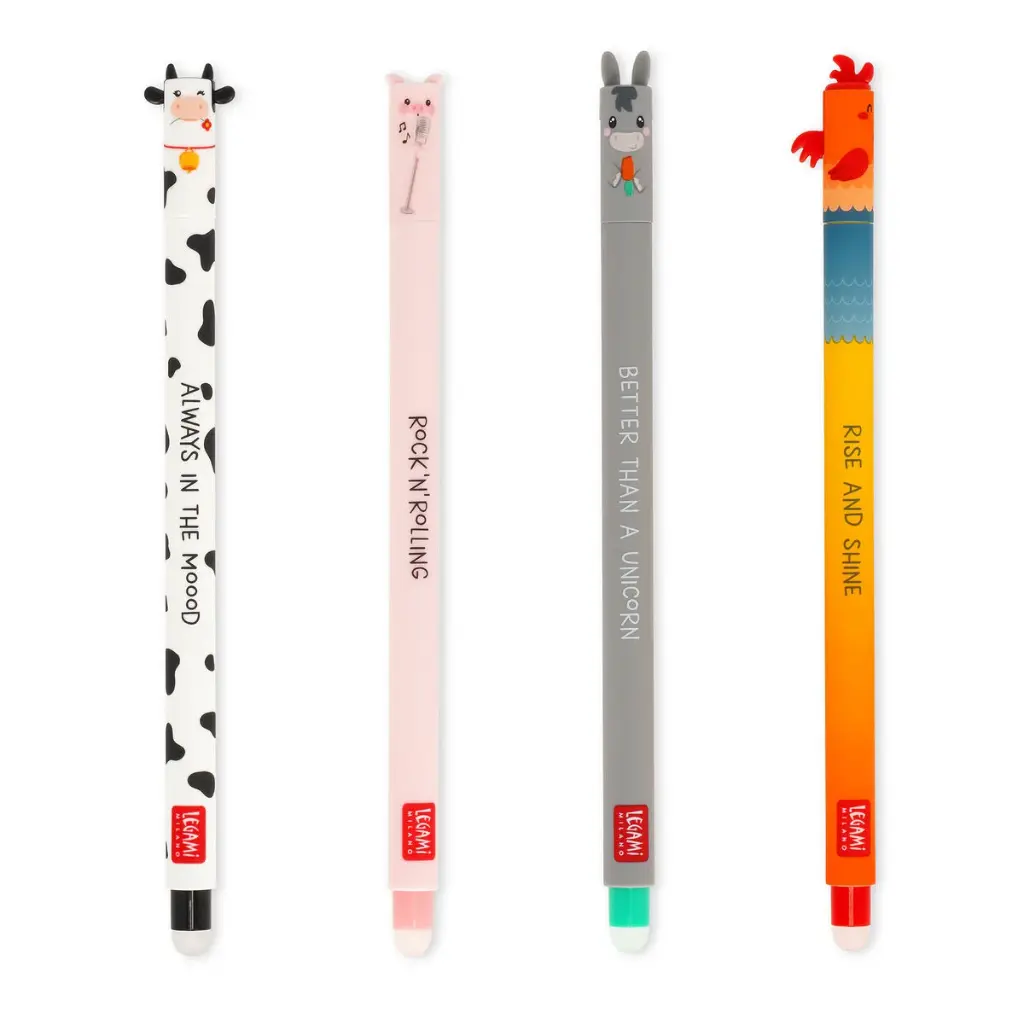 Legami Erasable Pens "Farm Sweet Farm"