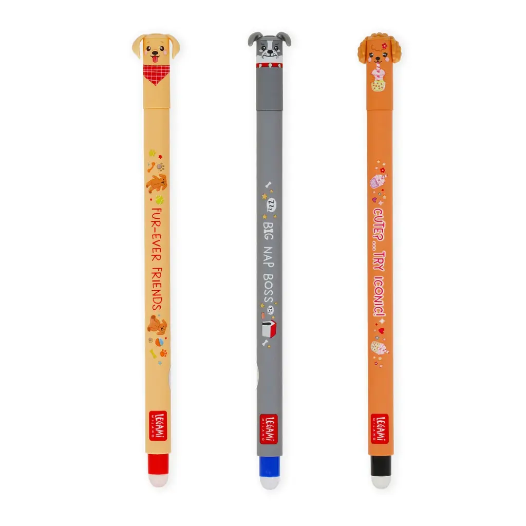 Legami Erasable Pens "Fur-ever-friends"