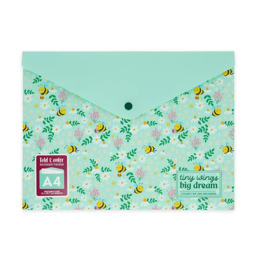 Legami Fold & Order Bee Green