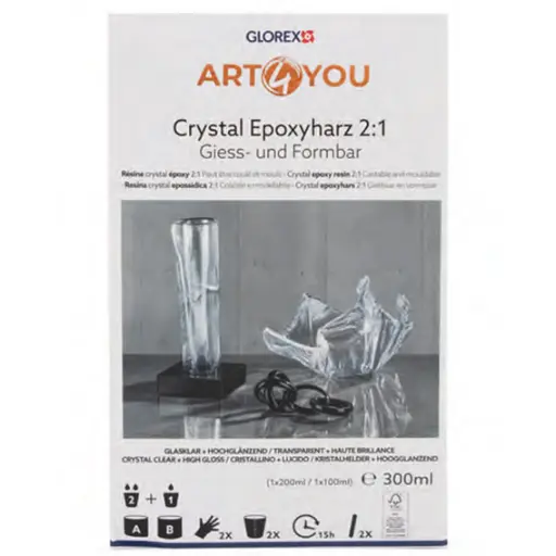 Crystal Epoxyharz 2:1, 300ml